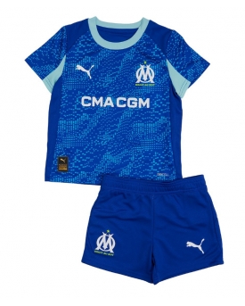 Olympique de Marseille Maglia Gara Terza Repliche 2025-26 Bambino Maniche Corte